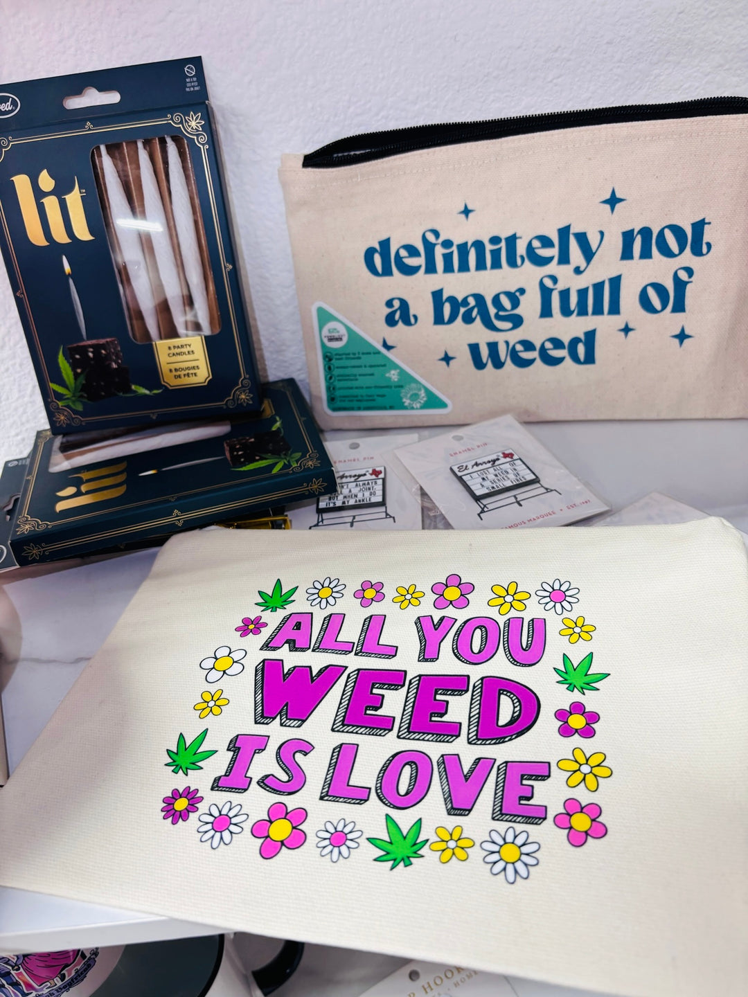 All You Weed Is Love Makeup Bag