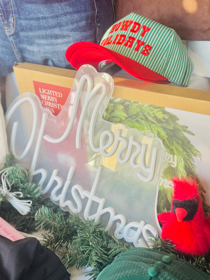 Lighted Merry Christmas Sign