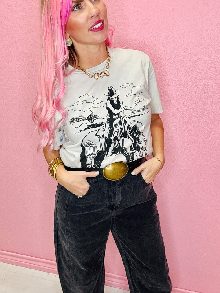 Wild West Cowgirl Graphic Tee