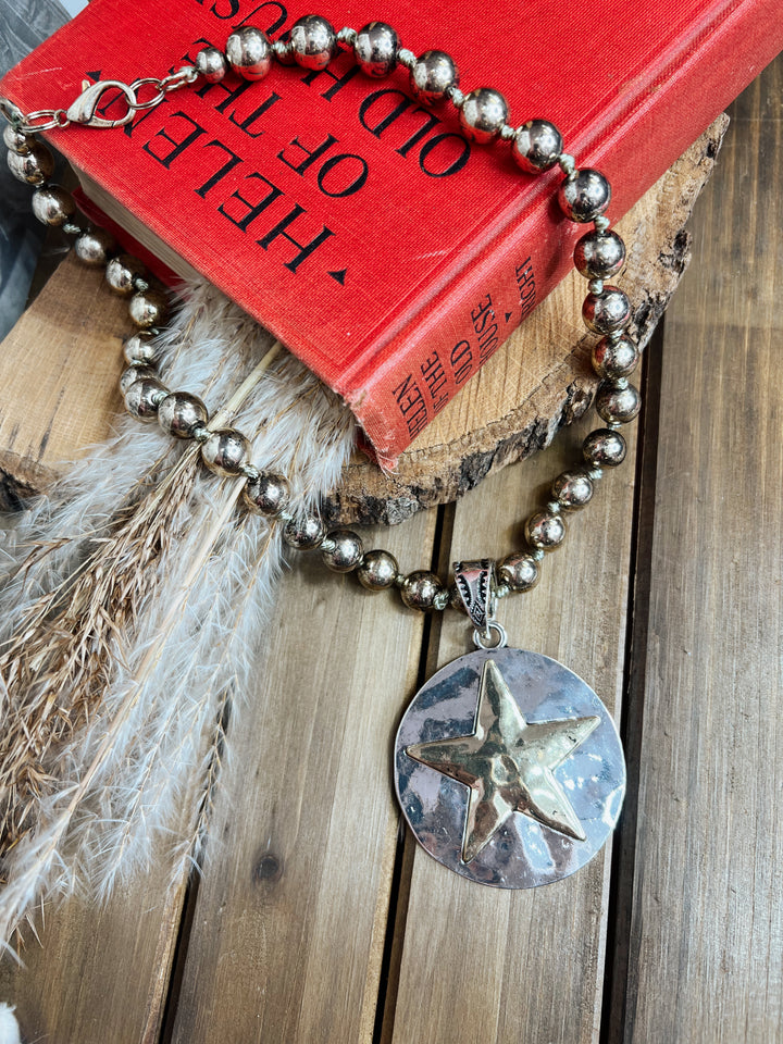 Top Gun Gold Beaded Necklace