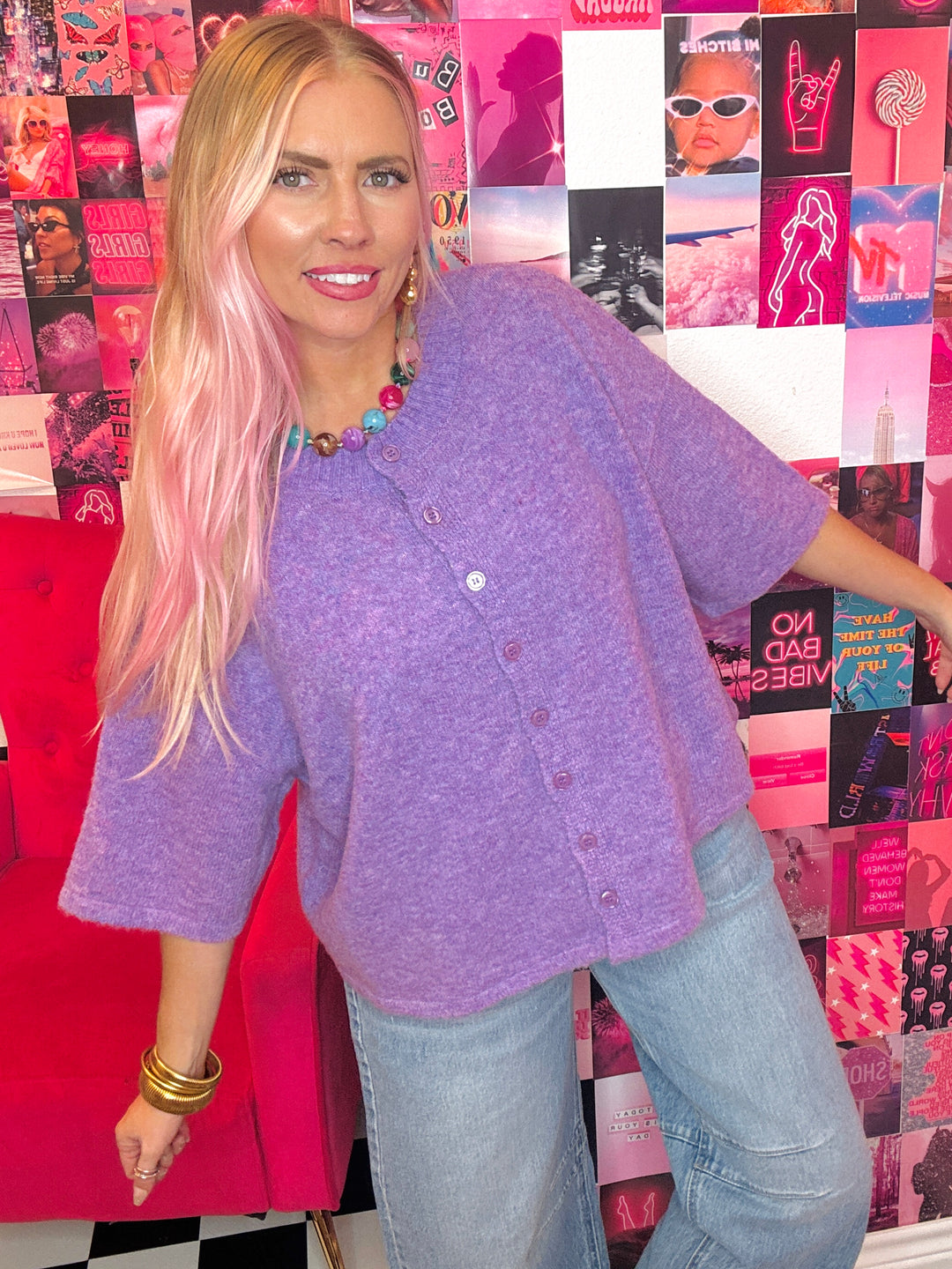 In A Dream Half-Sleeve Cardigan