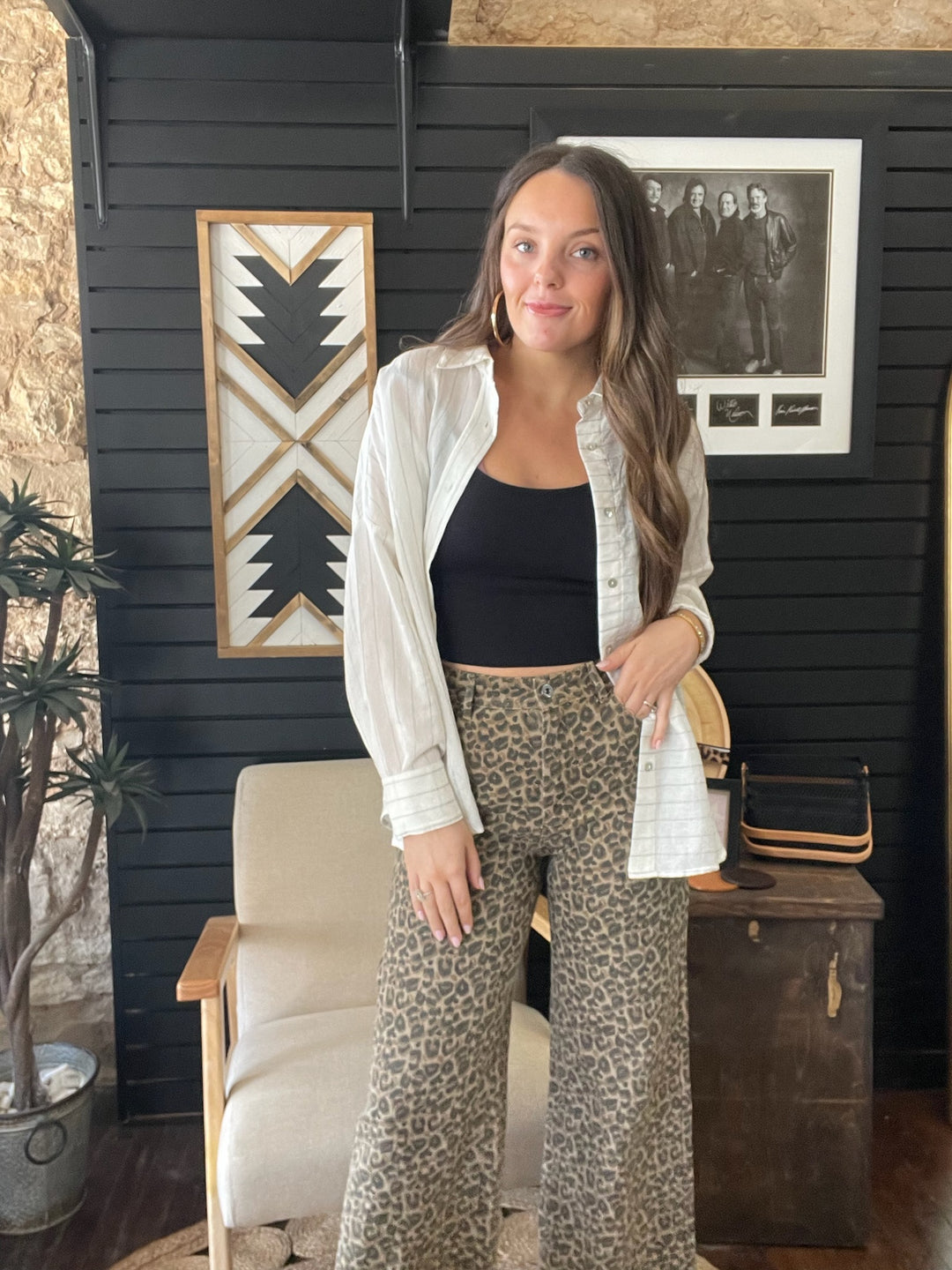 The Emma Leopard Pants