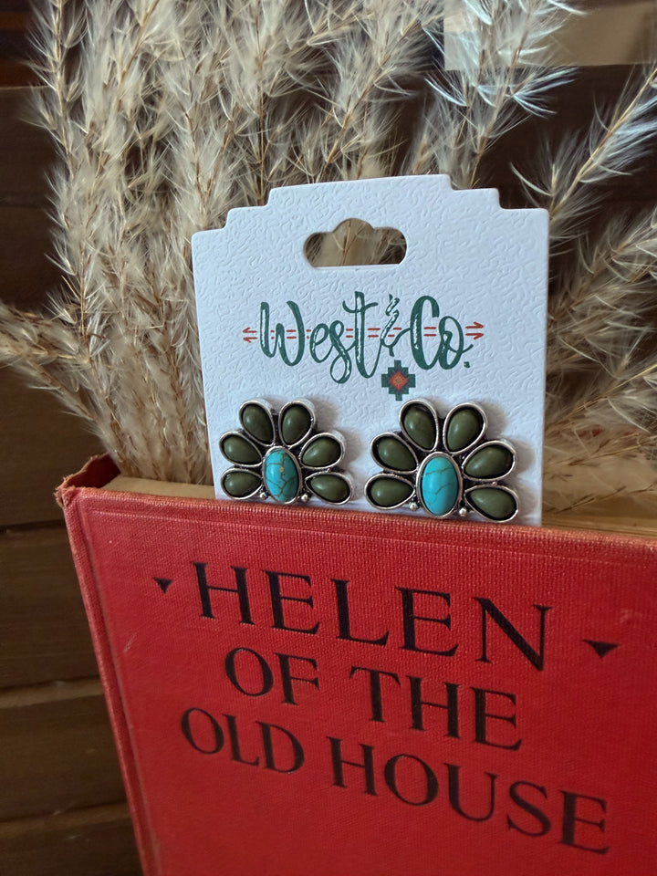 The Tristin Squash Blosom Earrings