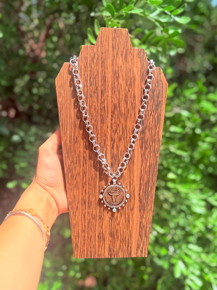 Steerhead Coin Necklace