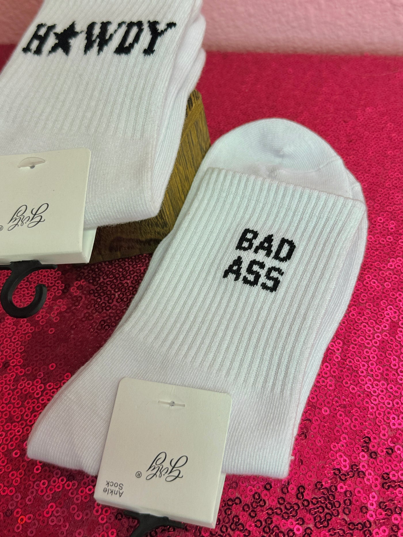 Bad Ass Crew Socks
