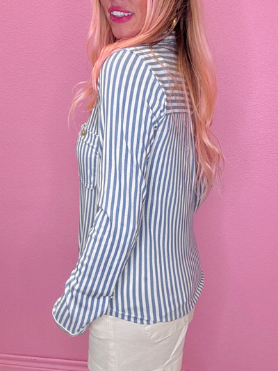 By The Sea Button Down Top
