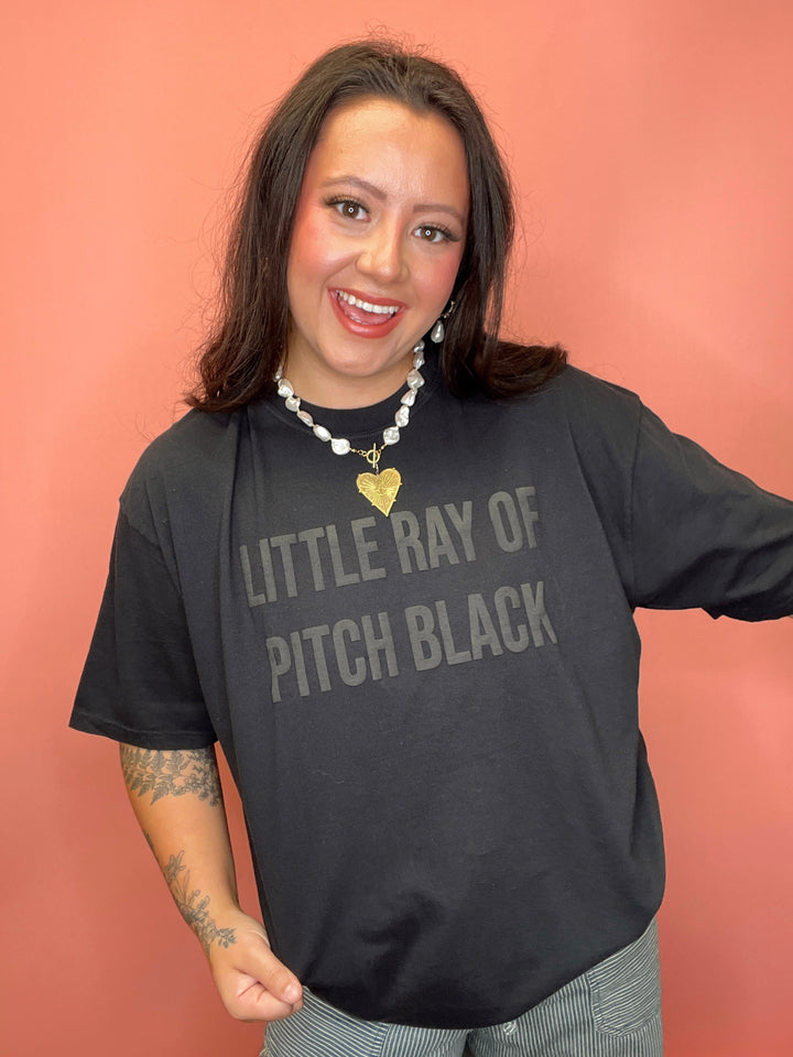 Little Ray Of Pitch Black Graphic Tee