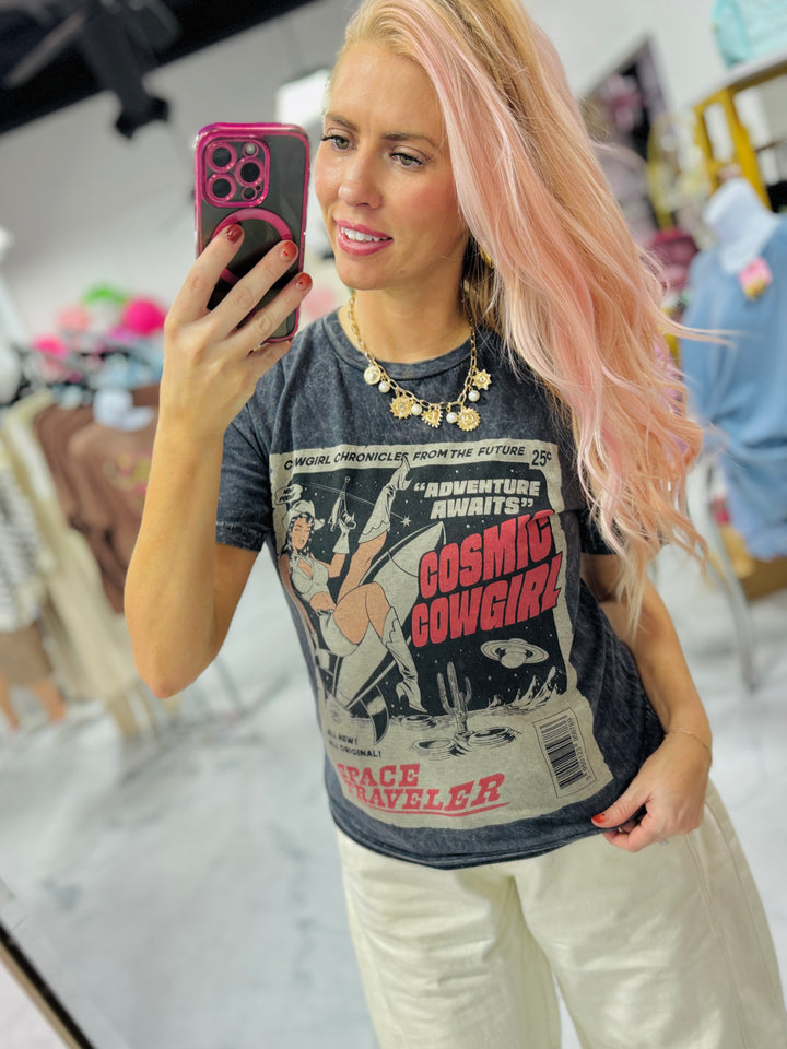 Cosmic Cowgirl Graphic Tee