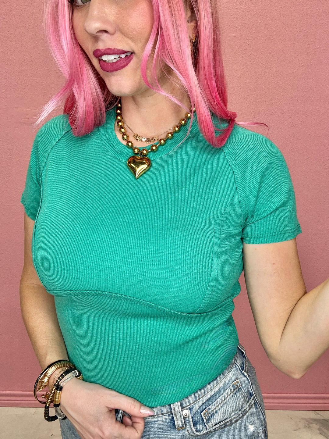 The Holly Ribbed Tee