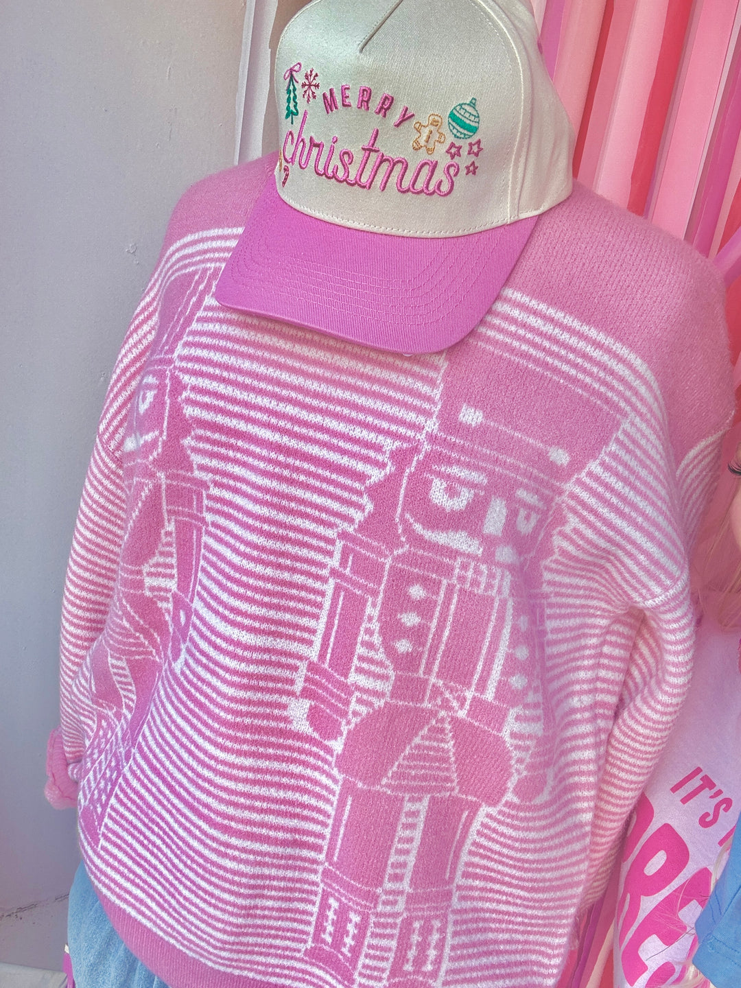 Nutcracker Stitched Christmas Sweater