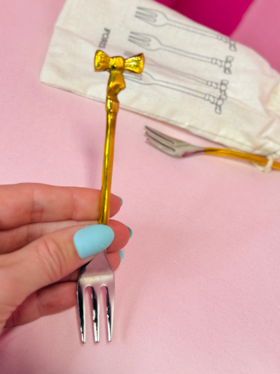 Put A Bow On It Appetizer Forks