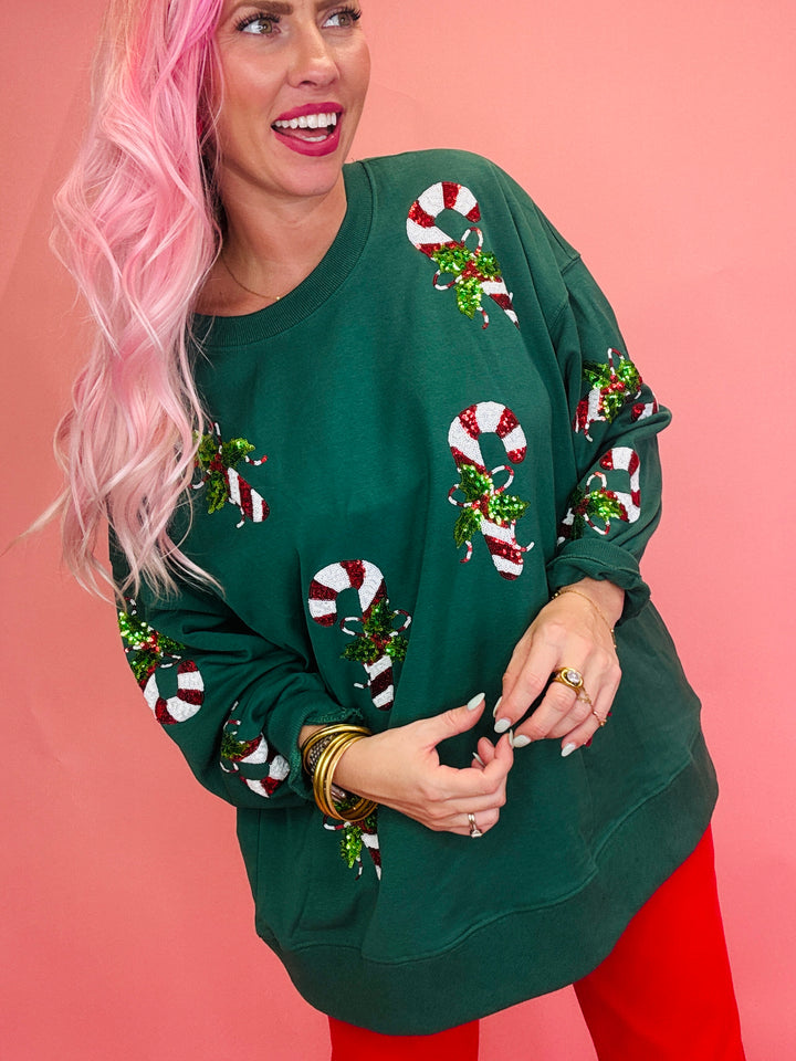 Candy Cane You Not Christmas Sweater