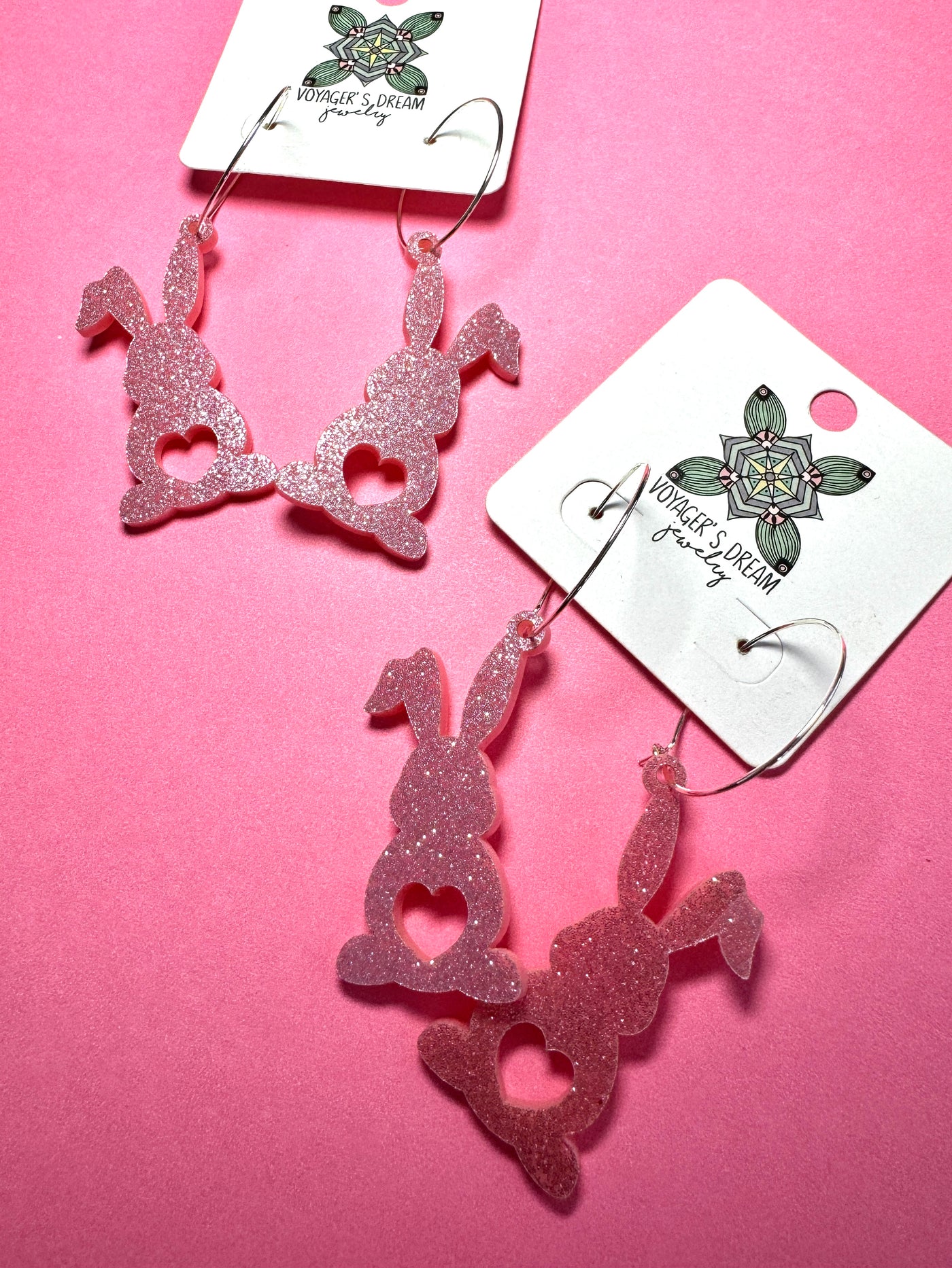 The Finley Bunny Resin Earrings