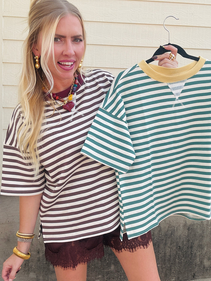 Coastal Weekend Stripe Tee