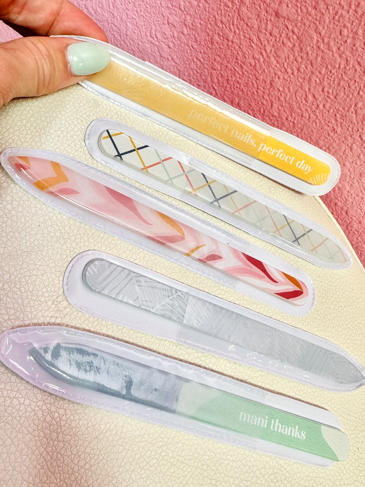 Lemon Lavender Glass Nail Files