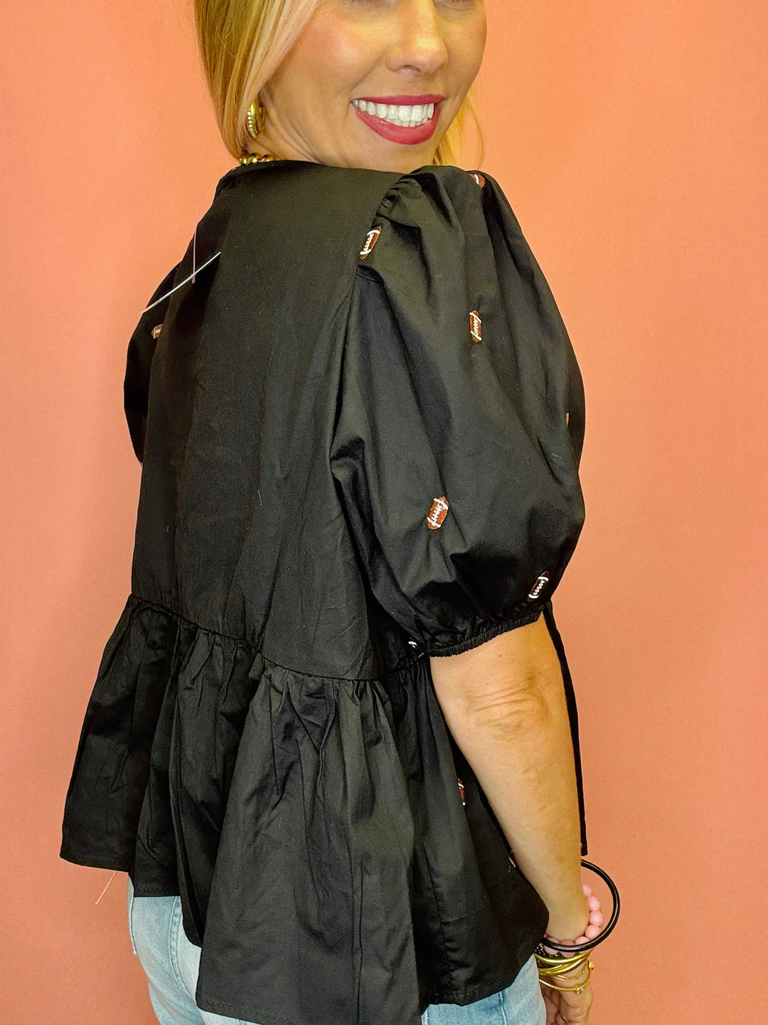 Set Game Day Football Patch Top