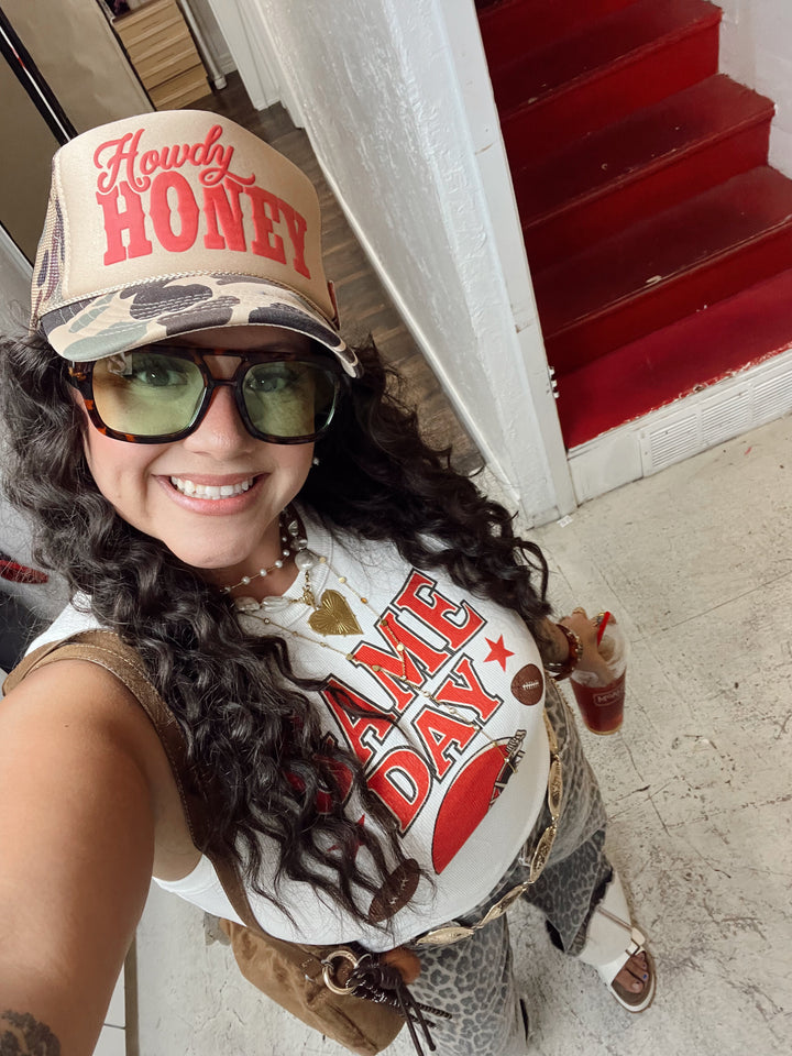 Howdy Honey Camo Trucker Hat
