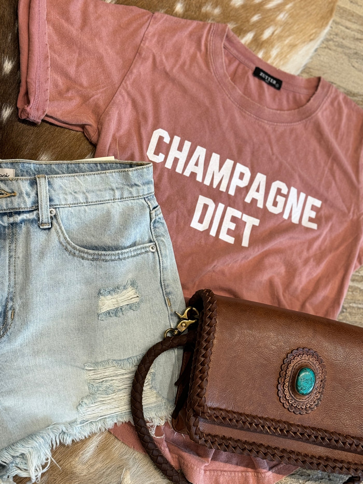 Champagne Diet Graphic Tee