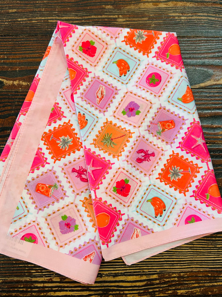 Postal Stamp Lobster Scarf