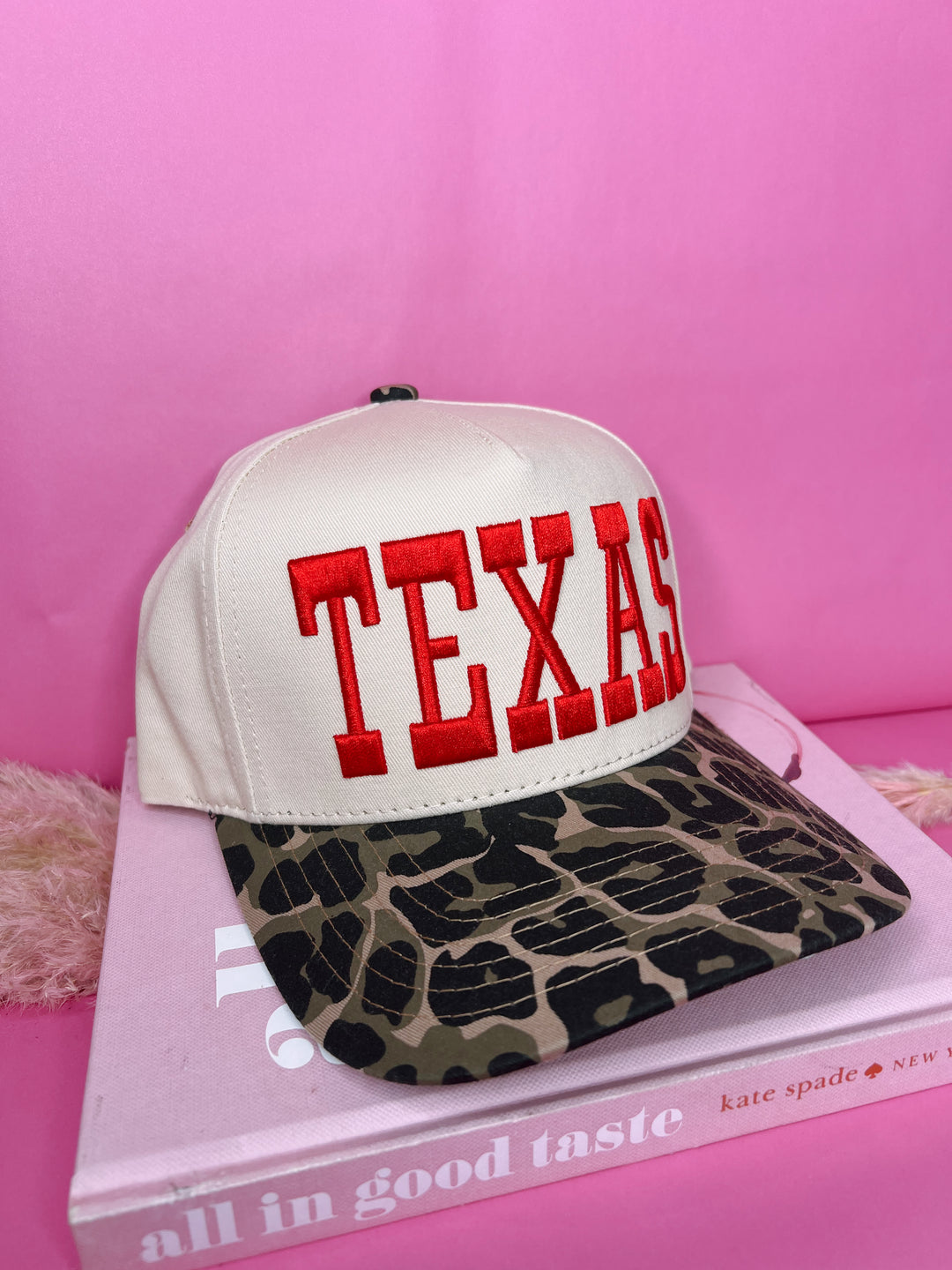 Leopard Texas Trucker Hat