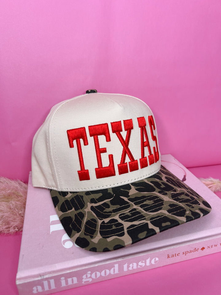 Leopard Texas Trucker Hat