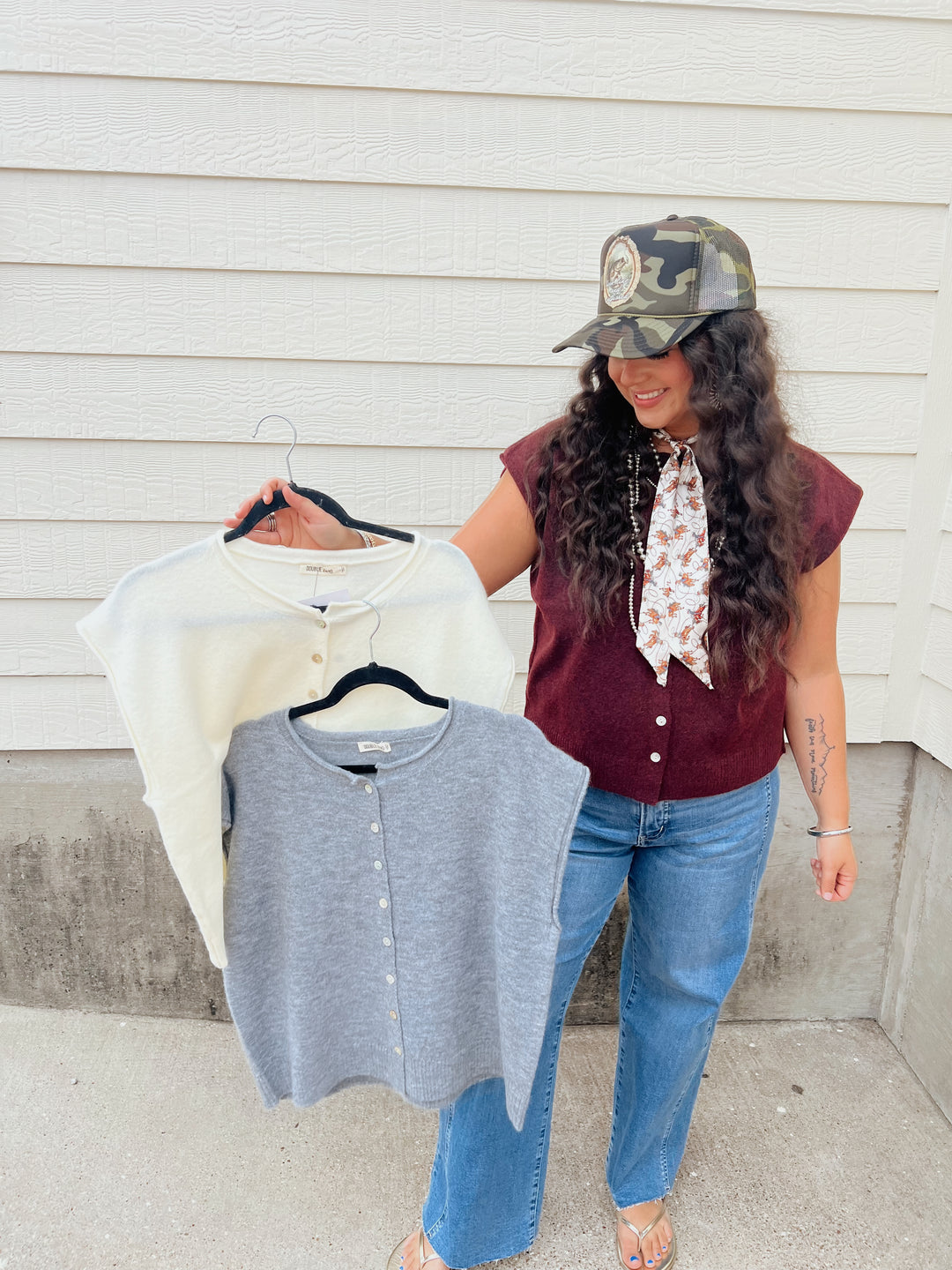 Buttoned & Beautiful Knit Top