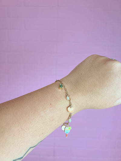 Ready, Set, Serve! Charm Bracelet