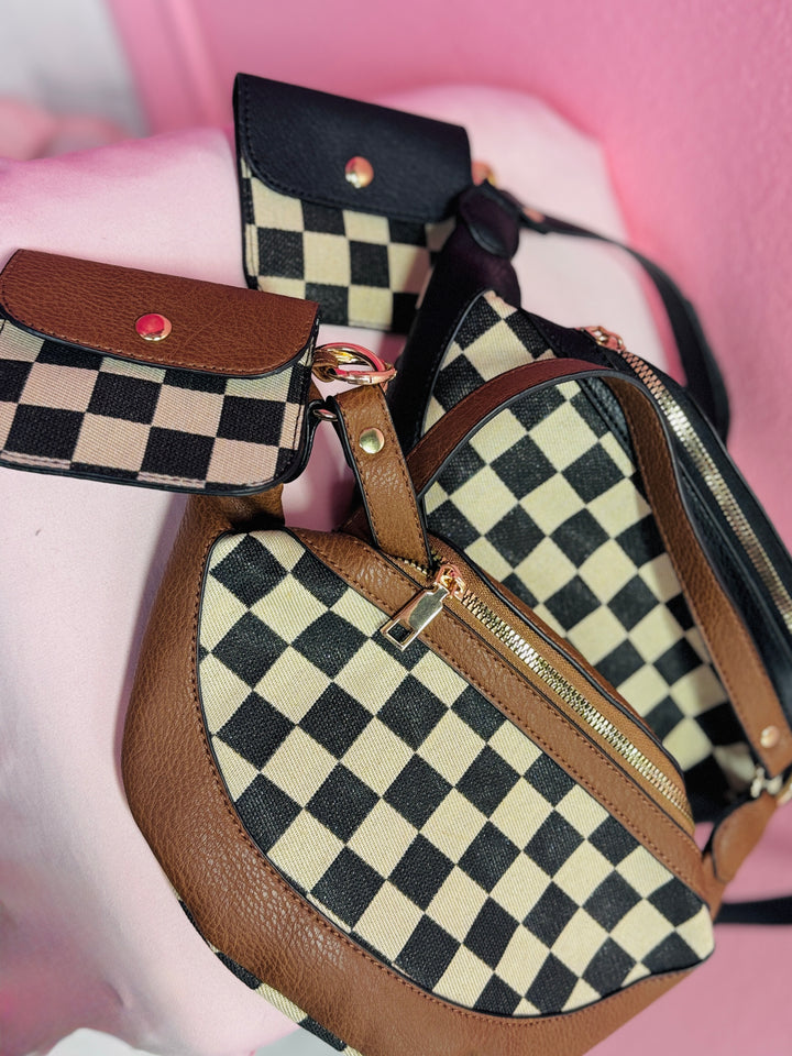 The Checkmate Duo Crossbody Set