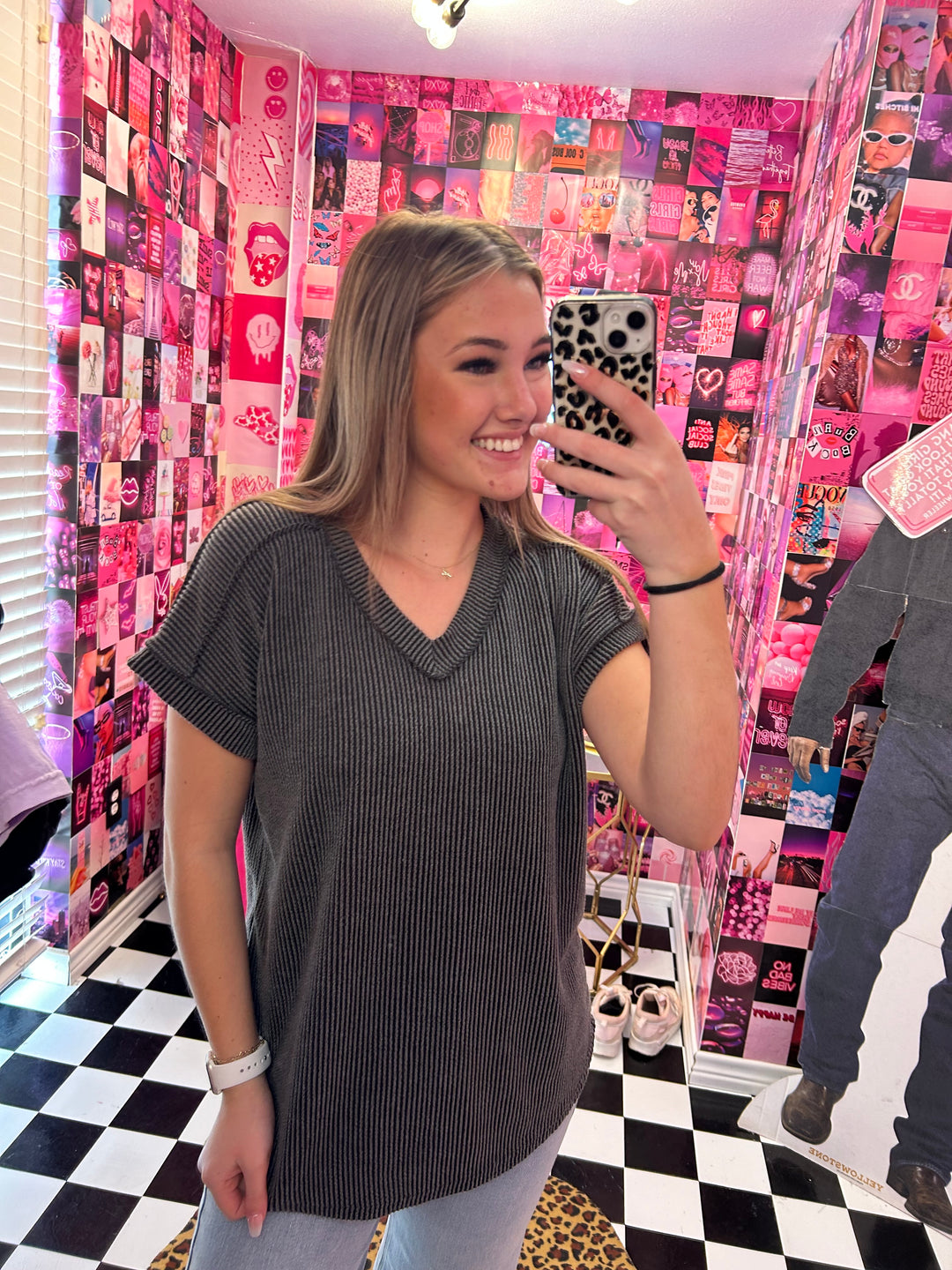 The Lindy Urban Ribbed Top