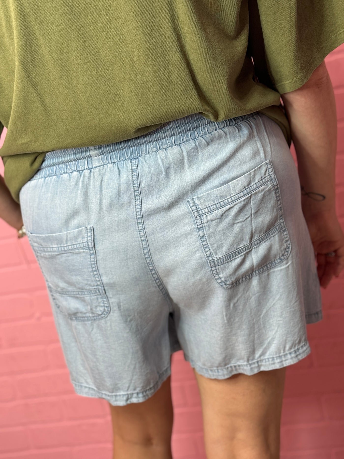The Chambray Vanessa Denim Shorts