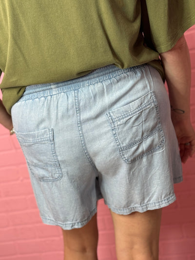 The Chambray Vanessa Denim Shorts
