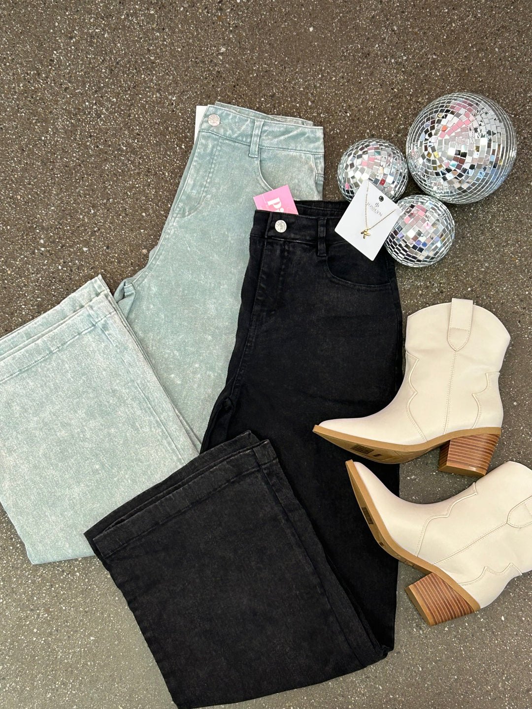 The Leighann Acid Wash Pants