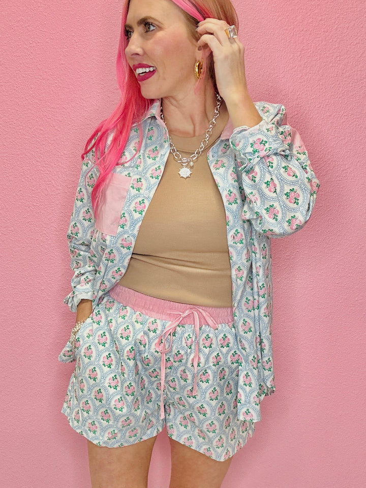 The Stella Floral Shorts