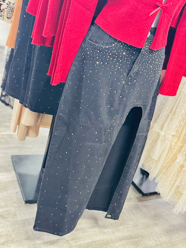 The Sutton Denim Maxi Skirt