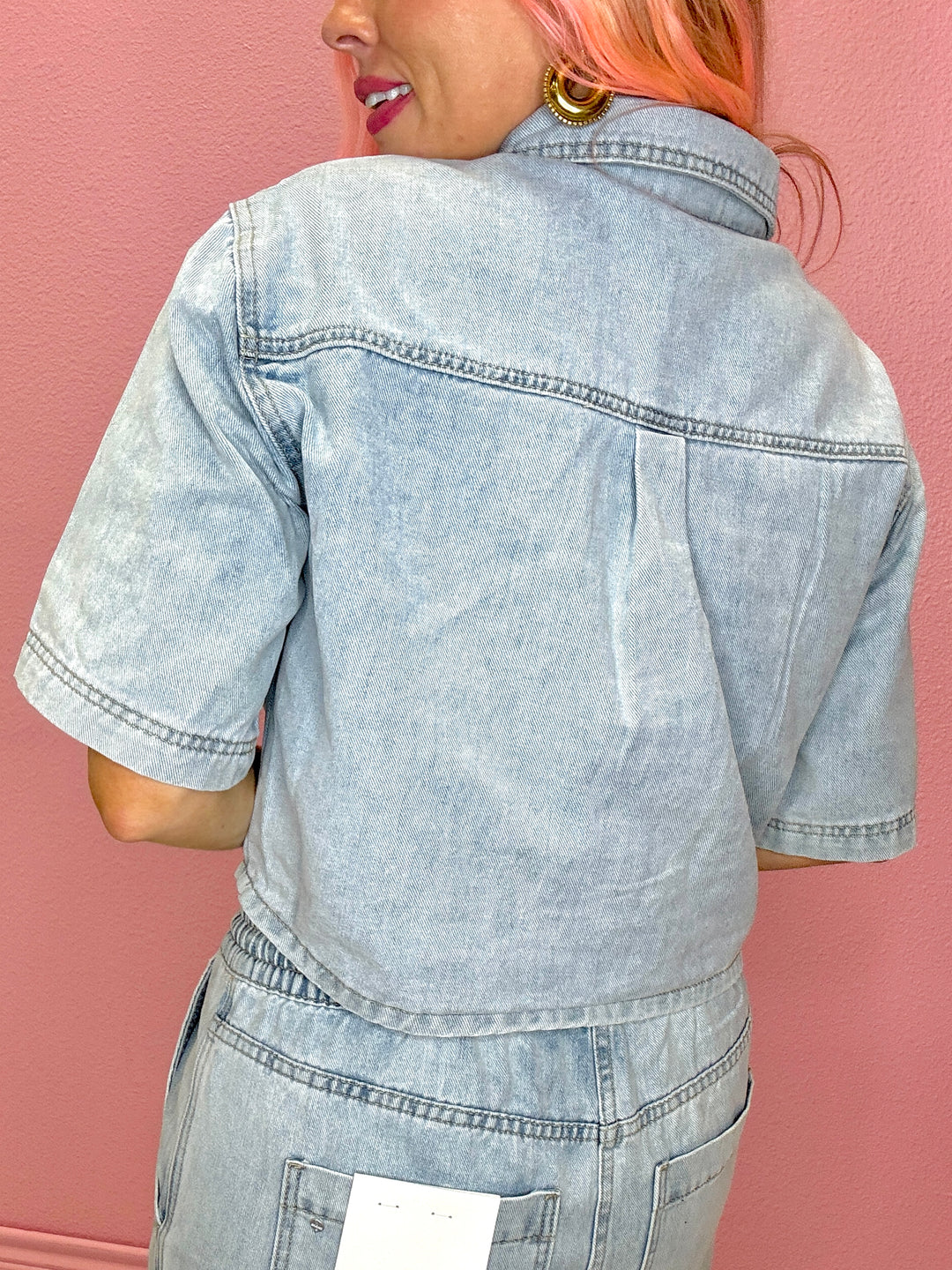 The Vivid Vintage Denim Top