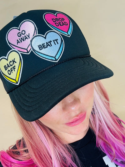 Salty Convo Hearts Trucker Hat