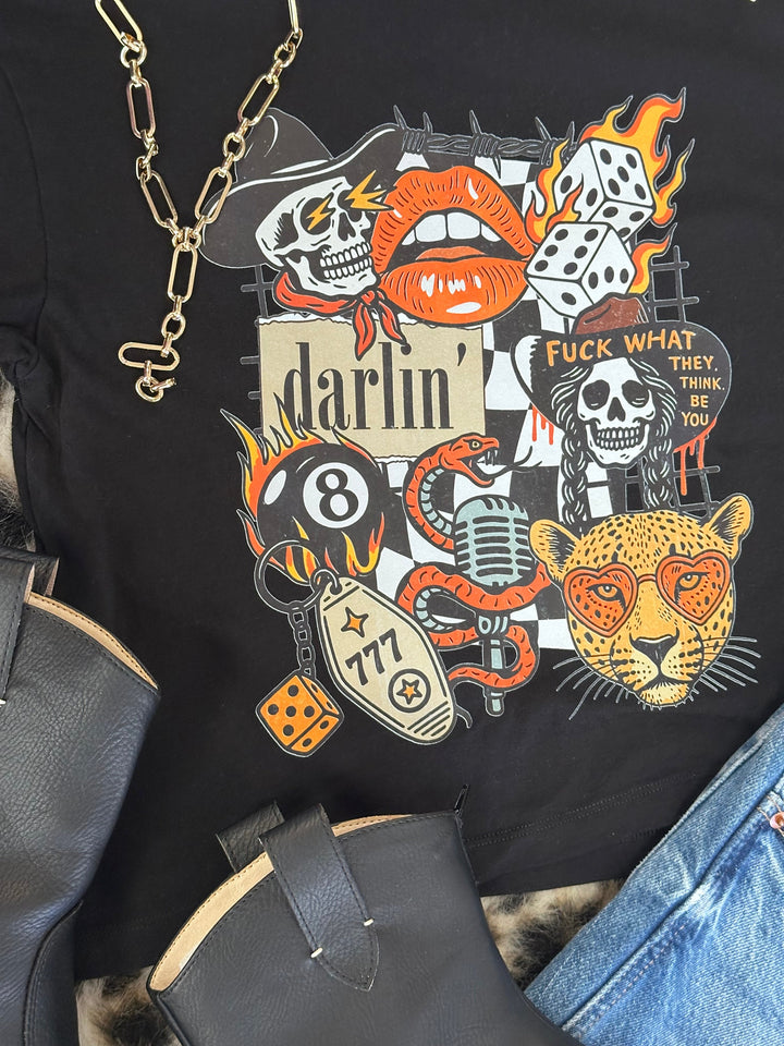 Darlin' Collage Graphic Tee