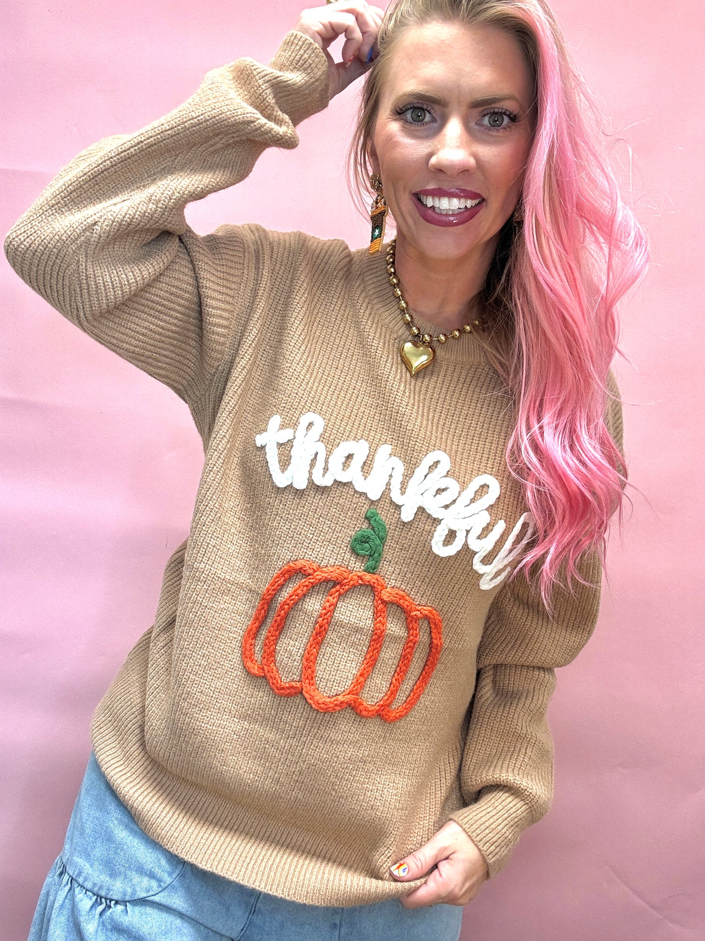Thankful Pumpkin Sweater