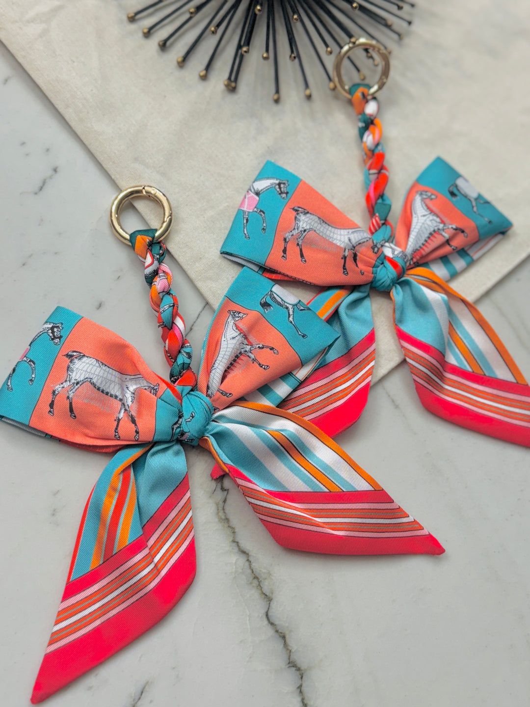 Groovy Moments Scarf Keychain