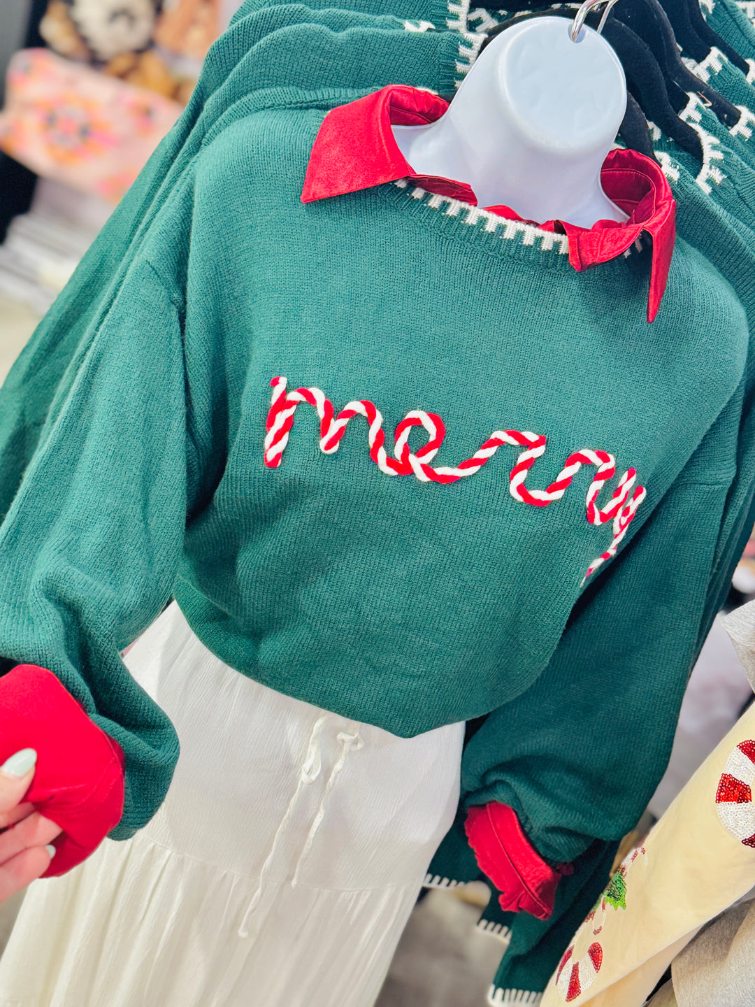 The Merry Embroidered Sweater