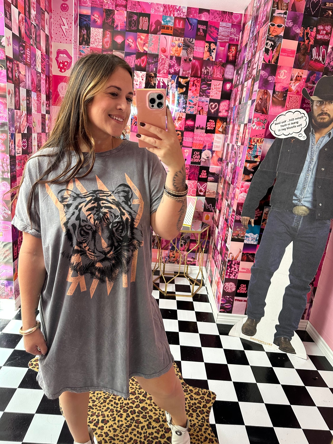 Easy Tiger Graphic Dress