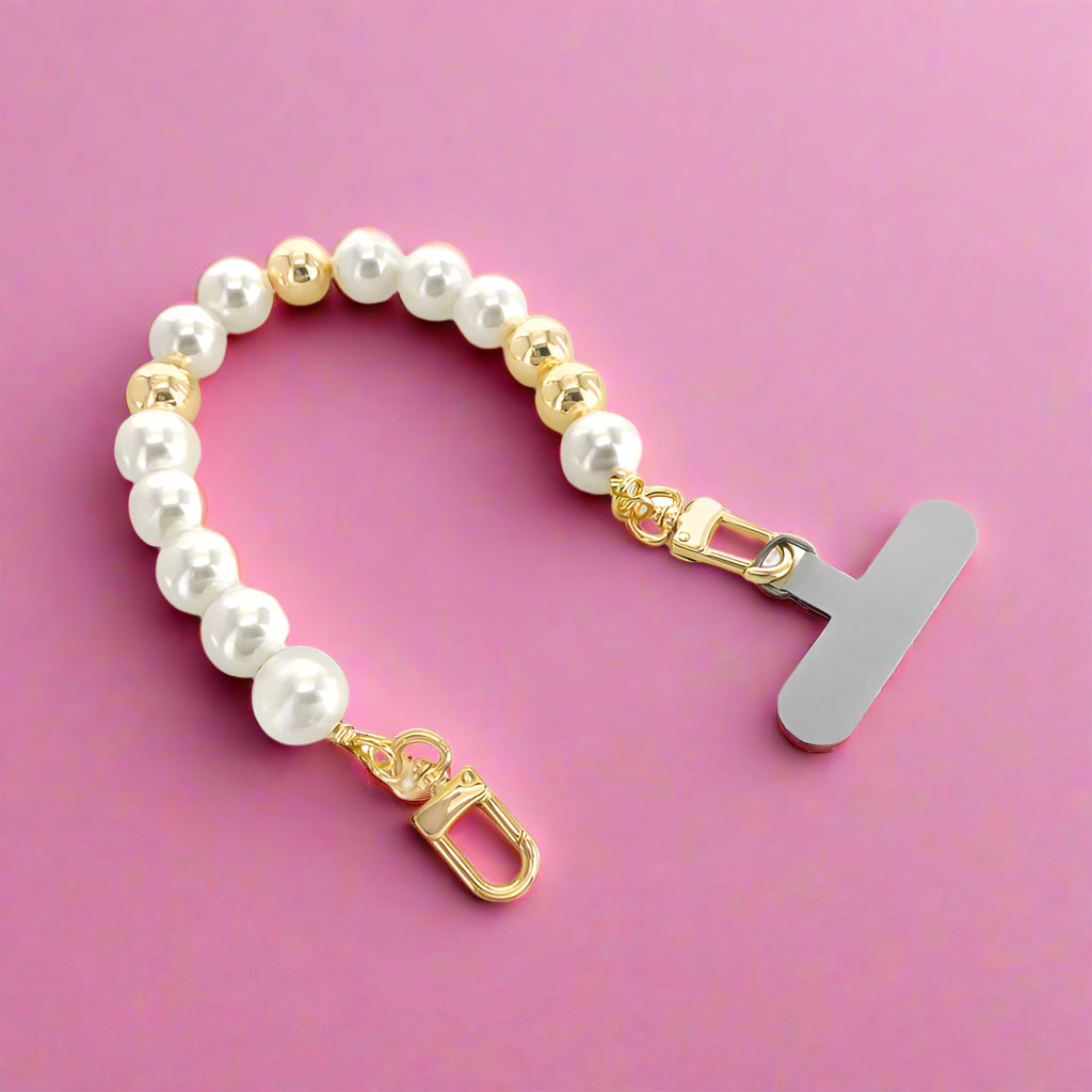 Ivory Whisper Pearl Phone Chain