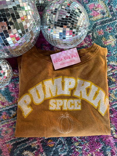 Pumpkin Spice Long Sleeve Tee- SALE