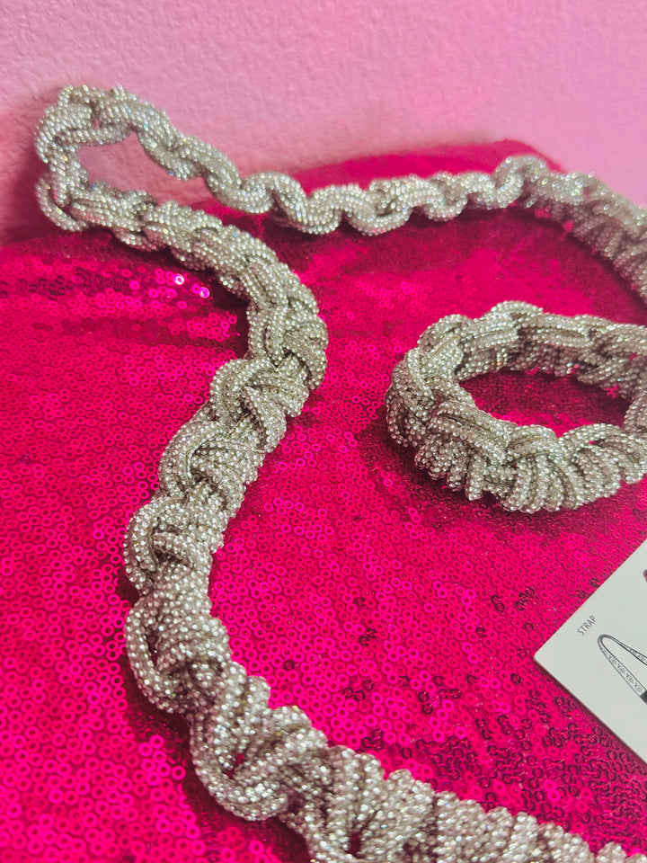 Sparkling Visions Crystal Rhinestone Bag Shoulder Strap