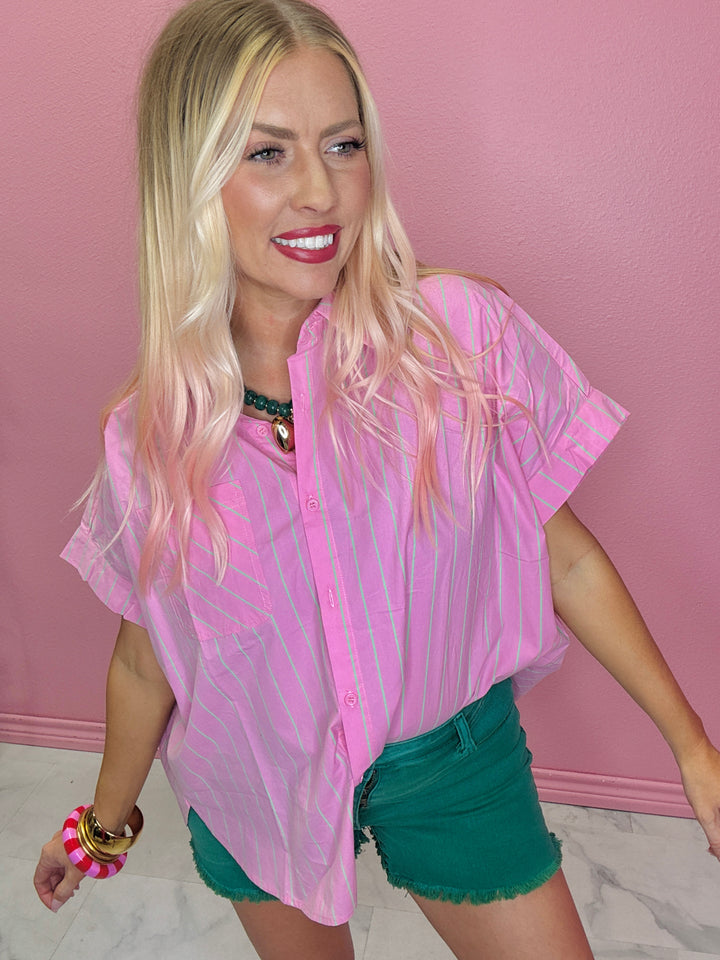 The Sunday Stroll Stripe Shirt