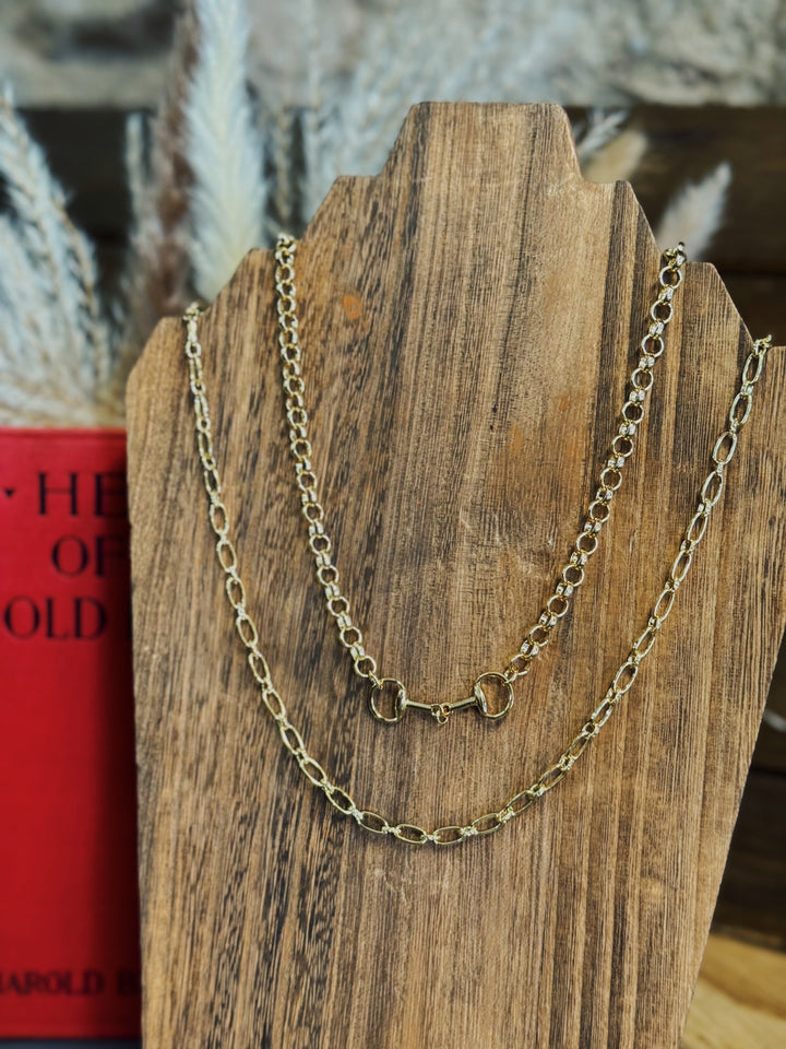 Layered Luxe Horse Bit Necklace