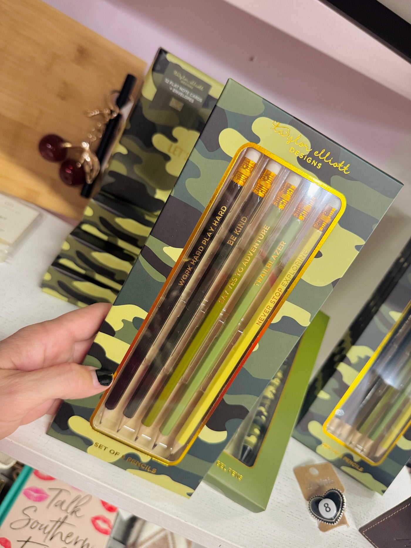 Camo Pencil Set