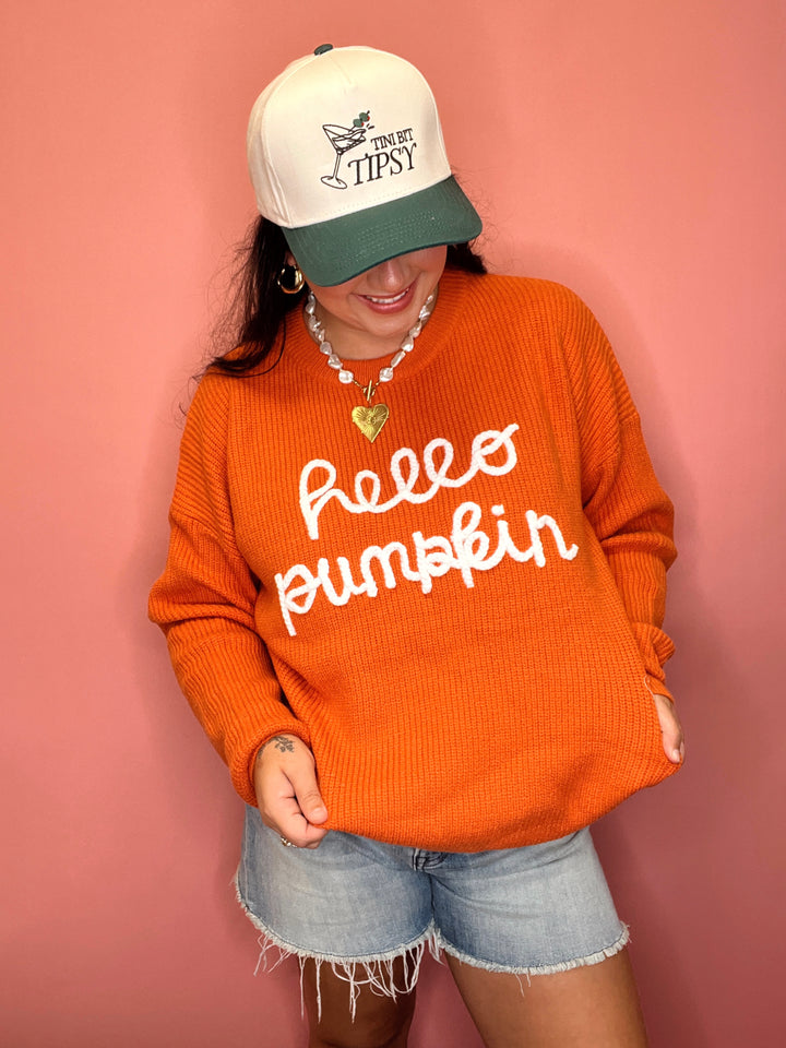 Hello Pumpkin Sweater