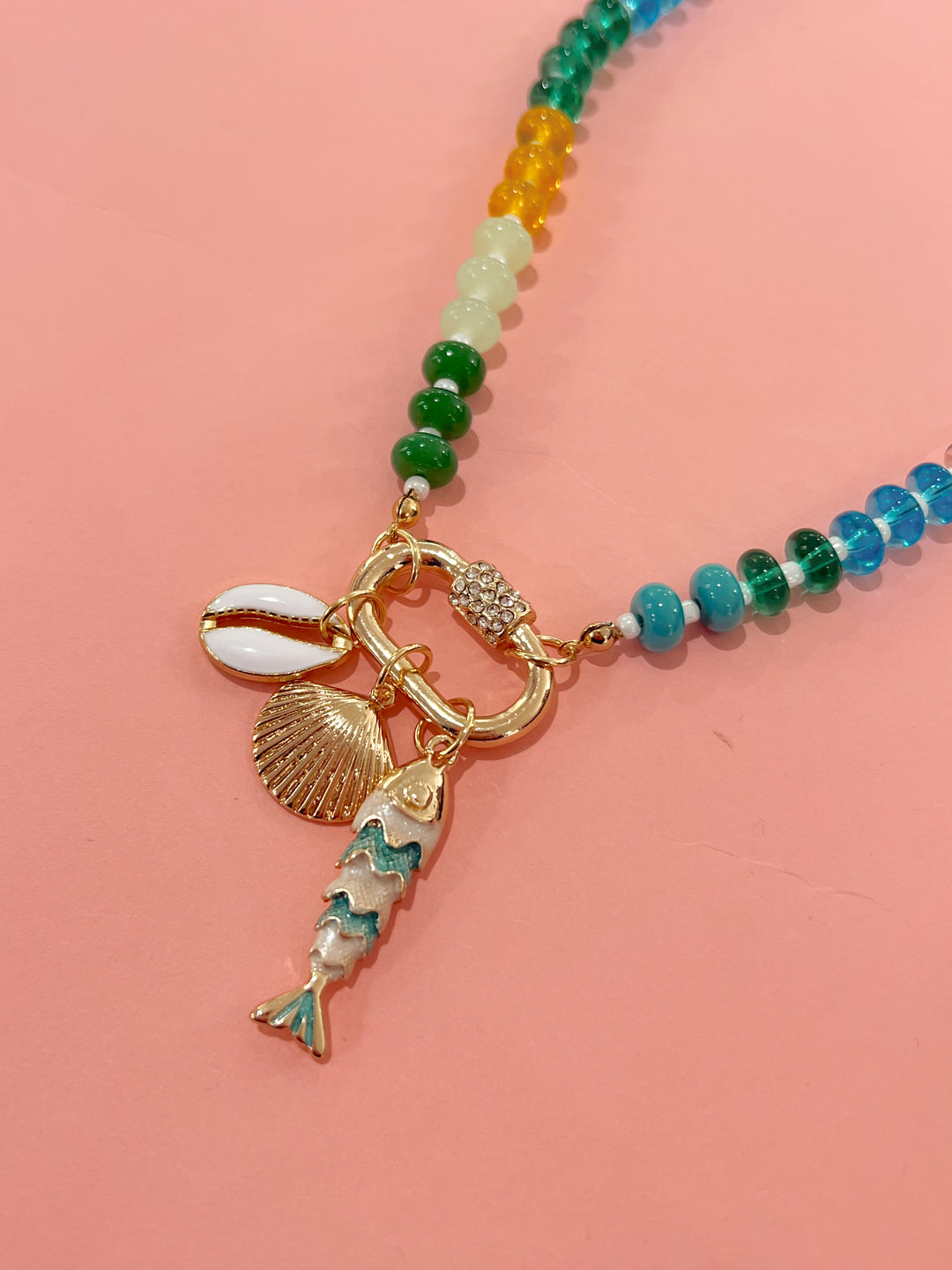 Laguna Love Beaded Necklace