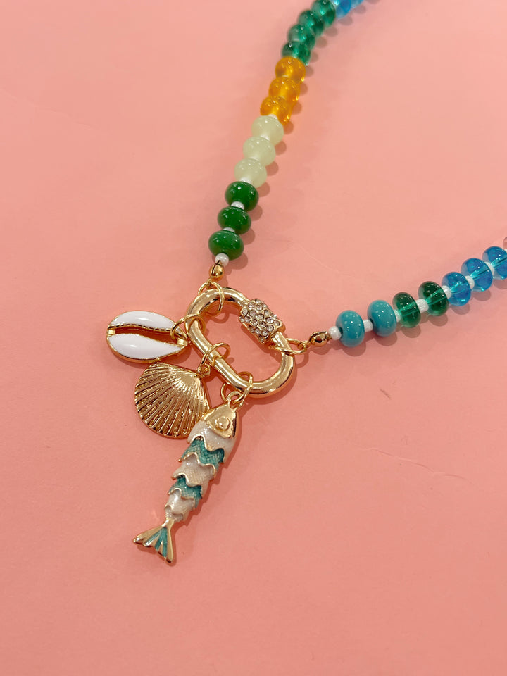 Laguna Love Beaded Necklace